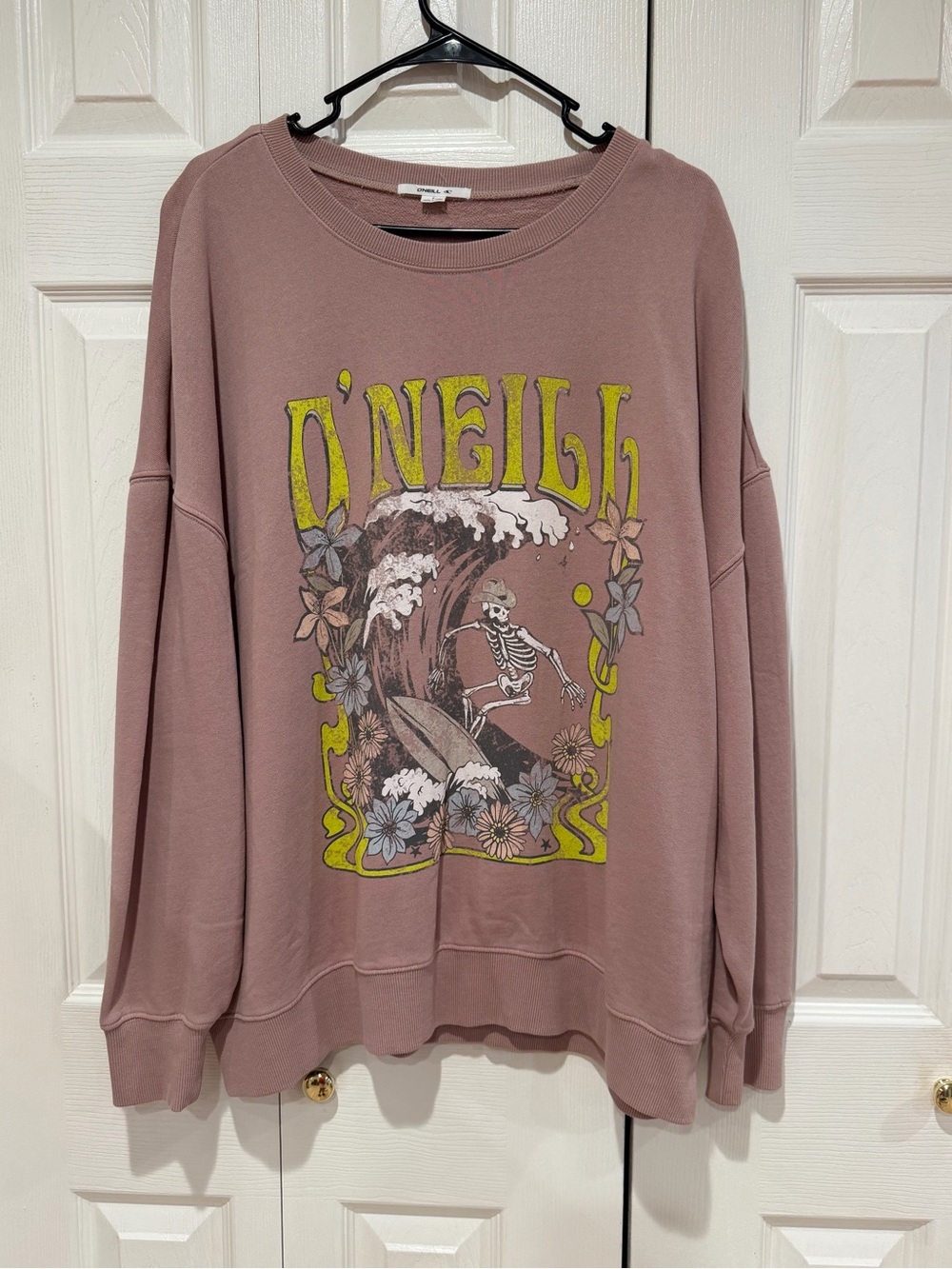 O'Neill Dusty Mauve Graphic Crewneck Sweatshirt